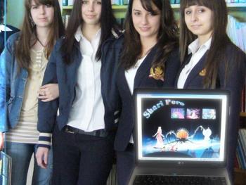 Students of American College Arcus made a multimedia presentation...