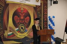 Реч на Константин Йорданов - първи по успех от випуск 2024