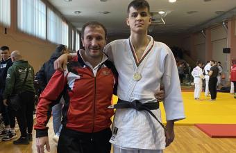 Stefan Mitev from grade 10B – the vice-champion of Bulgaria in Judo for 2022